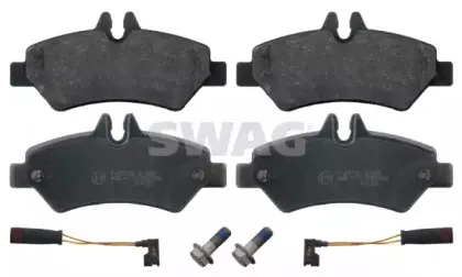 10 91 6708 SWAG Комплект тормозных колодок, дисковый тормоз